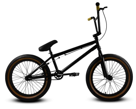 Elite BMX Stealth Bike (20.5" Toptube) (Black/Gum)